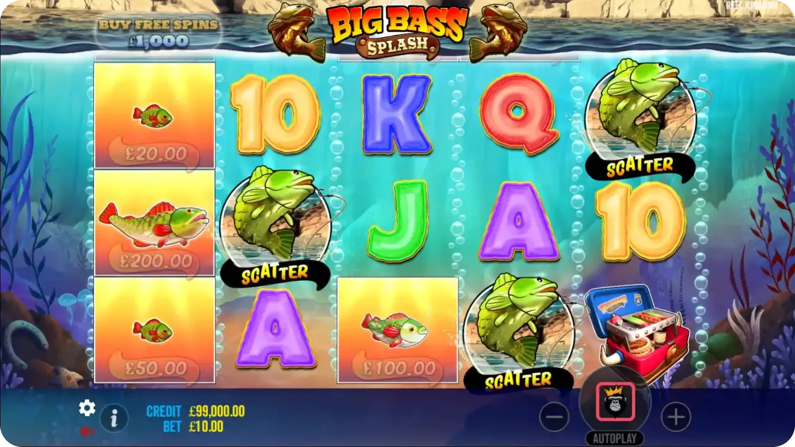 3 Scatters hit – free spins granted