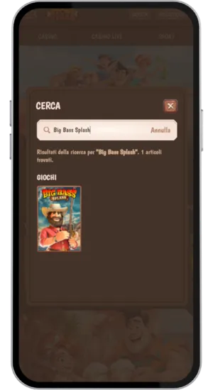 Libreria di giochi con titoli come Sweet Bonanza, Candy Rush e altri